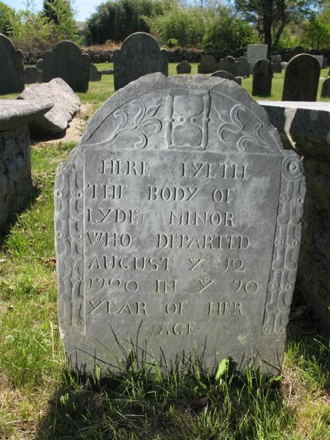 Lyde Moore Minor Gravestone