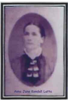 Anna Jane Kendall Latta, circa 1870