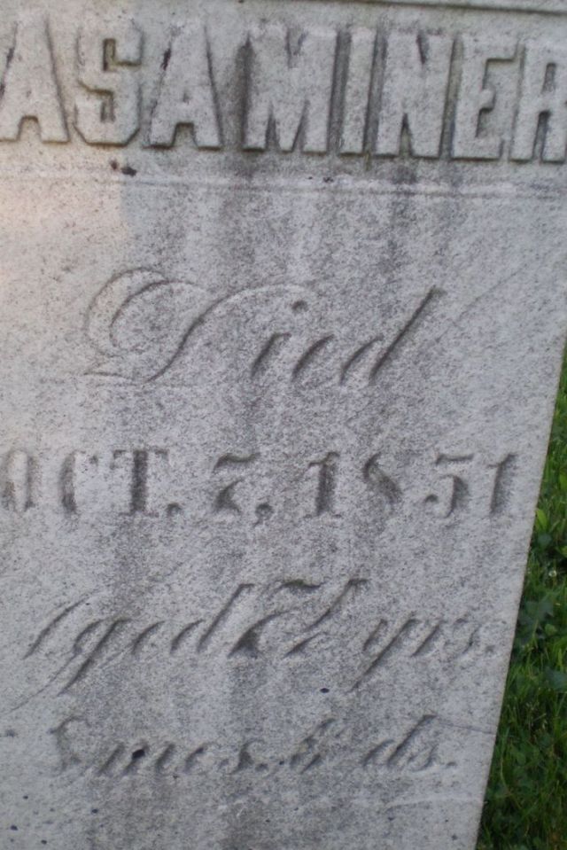 Asa Miner Headstone Reverse