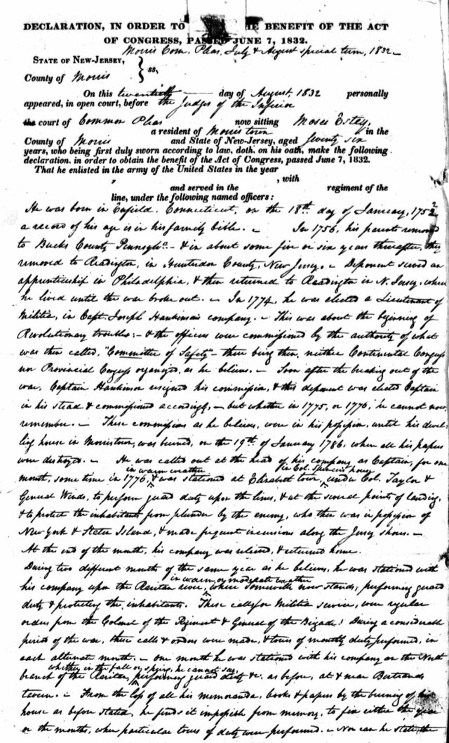 Moses Estey Pension 2