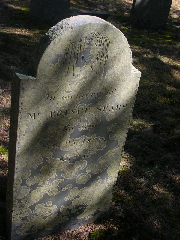 Prince Sears Gravestone -- Sears  emetery  East Dennis Barnstable, Plot: #33 Find A Grave Memorial# 39184932