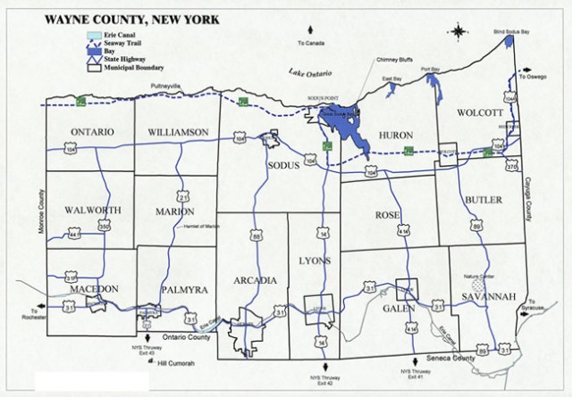 Townships of Wayne County New York