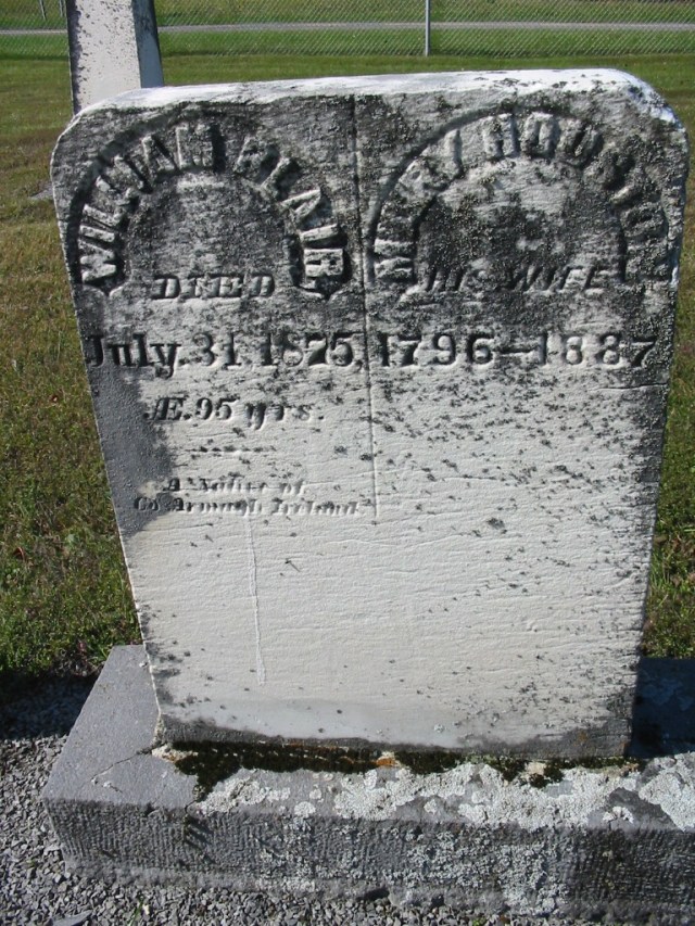 William Blair Mary Houston Gravestone