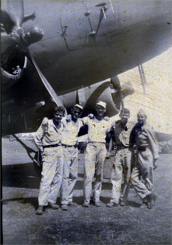 WWII RH Halls Plane & Crew C-47.  Dick was very proud to be a pilot