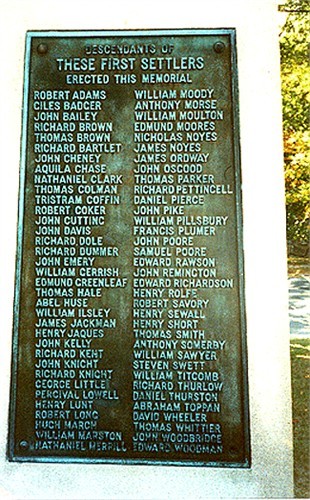 Newbury Settlers Monument