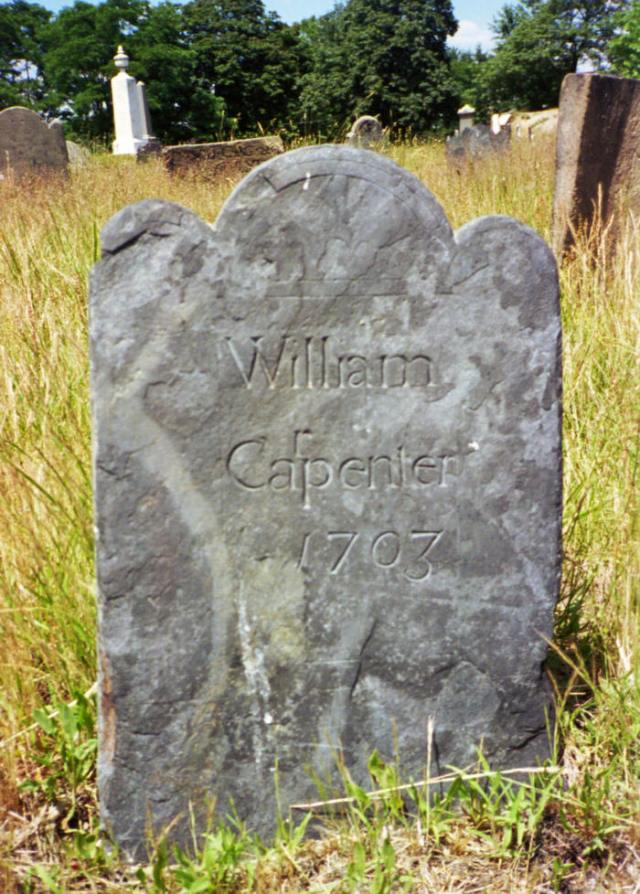William Carpenter 1703 Headstone