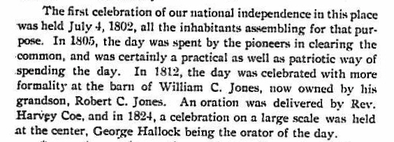 Hartford, Trumb;e, Ohio Jul 4th Celebrations