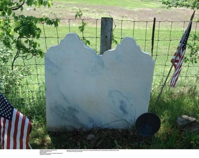 Benjamin Foster Headstone 2