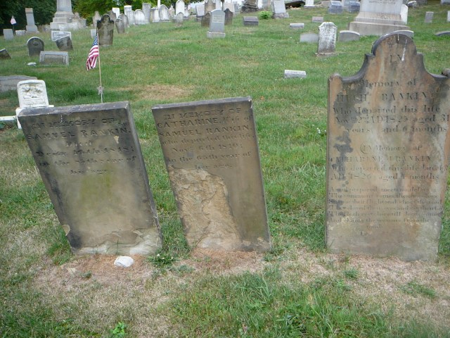 Samuel and Catherine Rankin Headstones