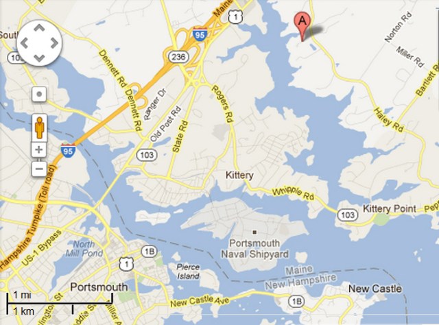 Hutchins Cove Road, Kittery Maine