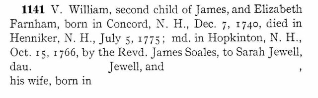William Peters Bio - Source: Peters of New England: a genealogy, and family history By Eleanor Bradley Peters -- 1903