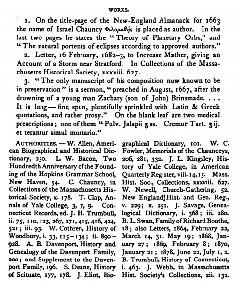 Israel Chauncy Bio 9