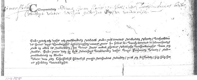 Marriage intention of Simon Florisse and Claertjen Arents