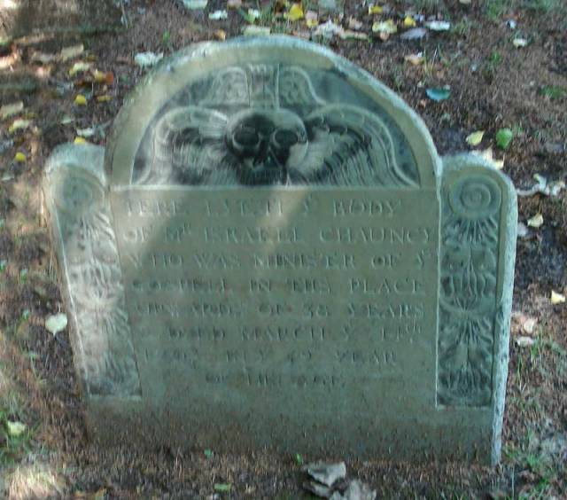 Rev. Israell Chauncy Gravestone
