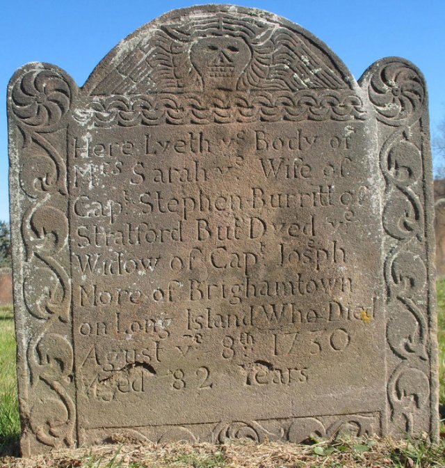 Sarah Nichols Burritt Gravestone