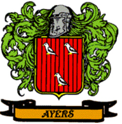 Immigrant Ancestor - Ayers Coat of Arms