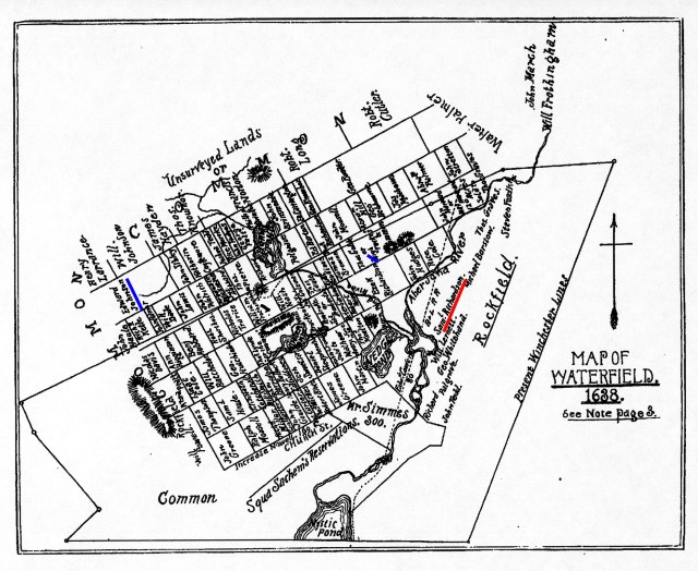 Map of Waterfield 1638 Riichardson-Johnson