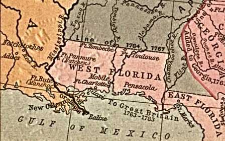 British West Florida in 1767