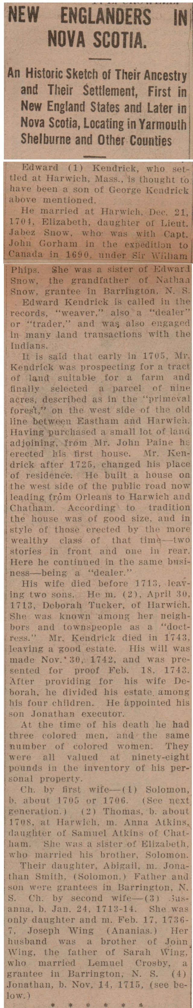 Edward Kendrick Bio 2