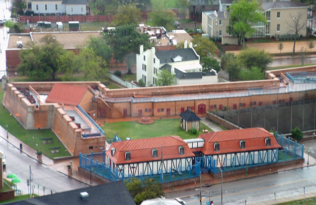 4/5 scale replica of Fort Conde in downtown Mobile