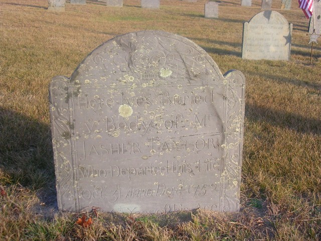 Jasher Taylor Gravestone -- Ancient Cemetery, Yarmouth Port Barnstable, Mass -- Findagrave #43963059