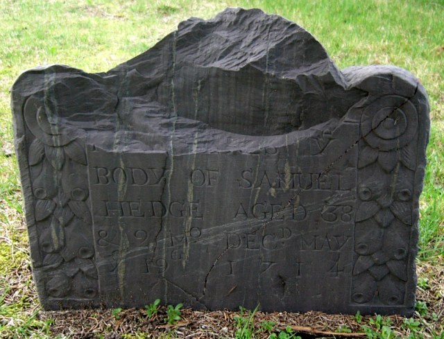 Samuel Hedge Headstone -- Cove Burying Ground, Eastham, Barnstable. Mass. Source: Findagrave #15872217