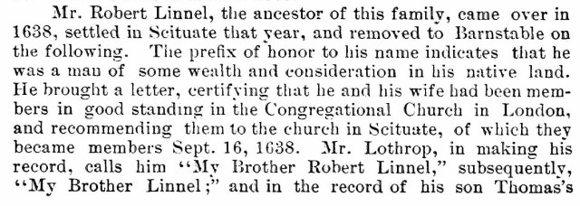 Robert Linnell Bio 1