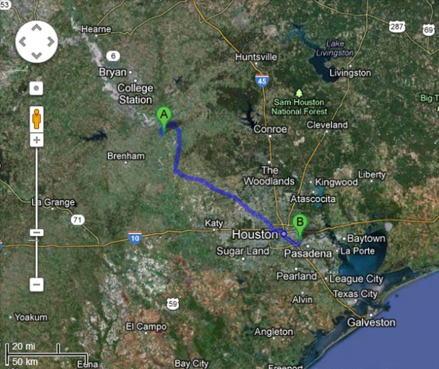 Washington to Harrisburg