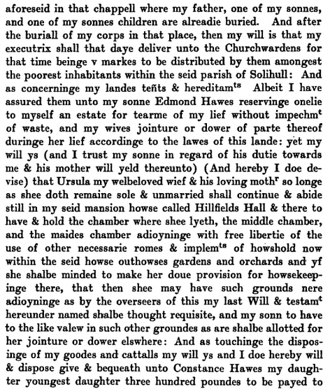 William Hawes Will 3