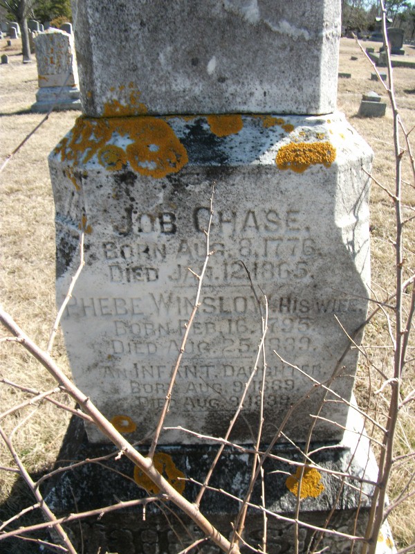 Job Chase Monument Pine Grove Cemetery  West Harwich, Barnstable , Mass, Find A Grave Memorial# 67294723