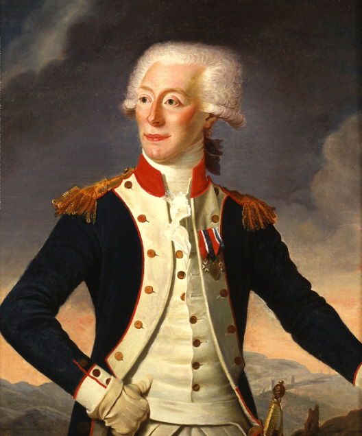 Lafayette Portrait  - Commissioned by Thomas Jefferson 1790, Restored by Darius Chase 1845