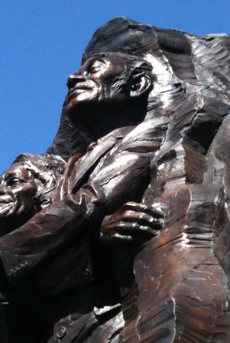 Close up of Fred Korematsu in the Remember Them - Champions for Humanity