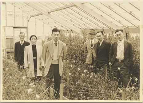 Several Korematsu family members in their nursery, circa 1939.  (Source: Korematsu Institute)