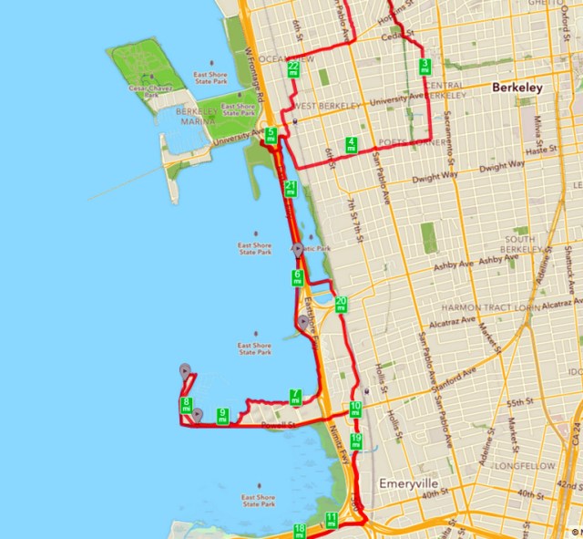 Berkeley to Emeryville Bay Trail